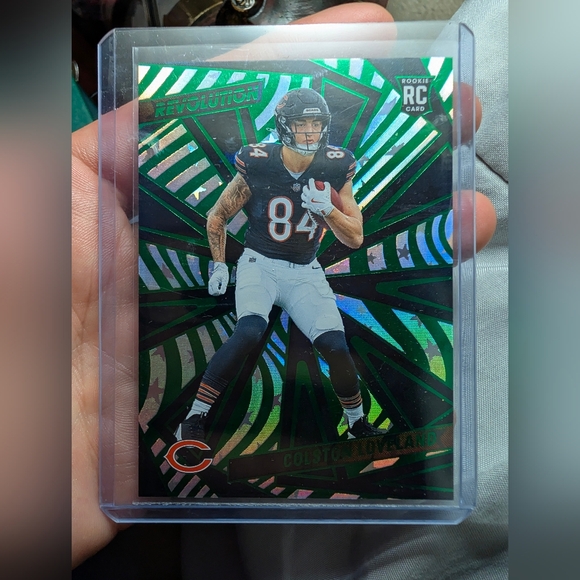 CAM SKATTEBO 2025 Revolution Football - #206 Astro Green - #'d 300/699 Chicago - Picture 2 of 4